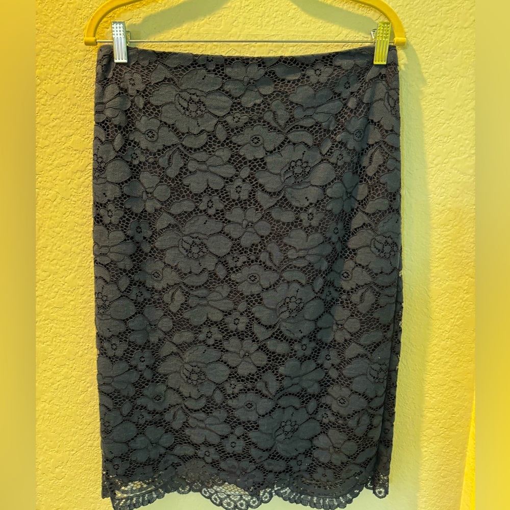 Black lace skirt size 8